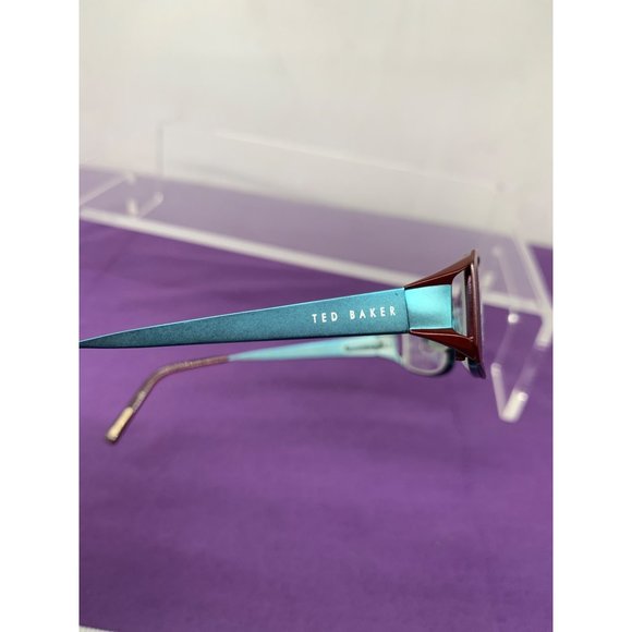 Ted Baker Frames Only Teal Brown Money Honey - Picture 4 of 9